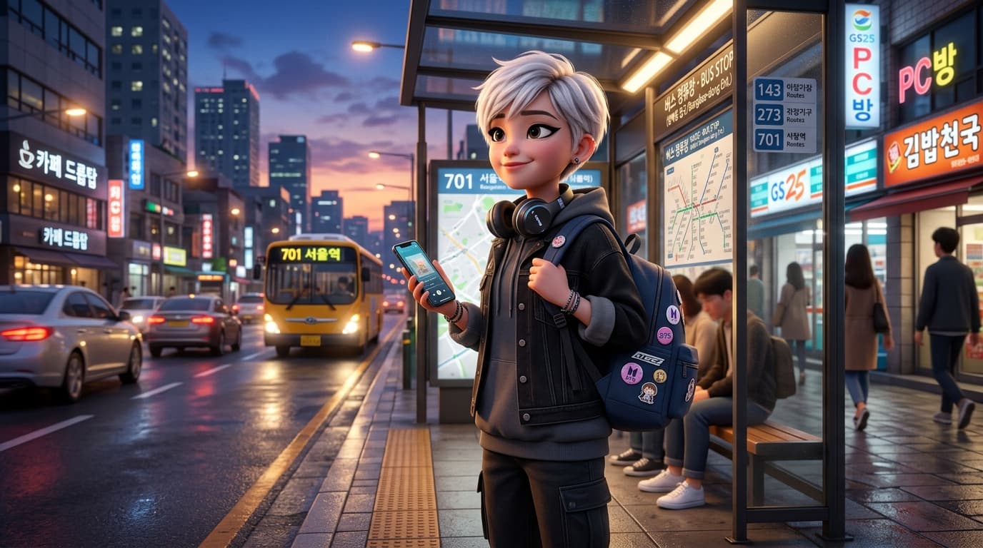 Korean teenage girl portrait